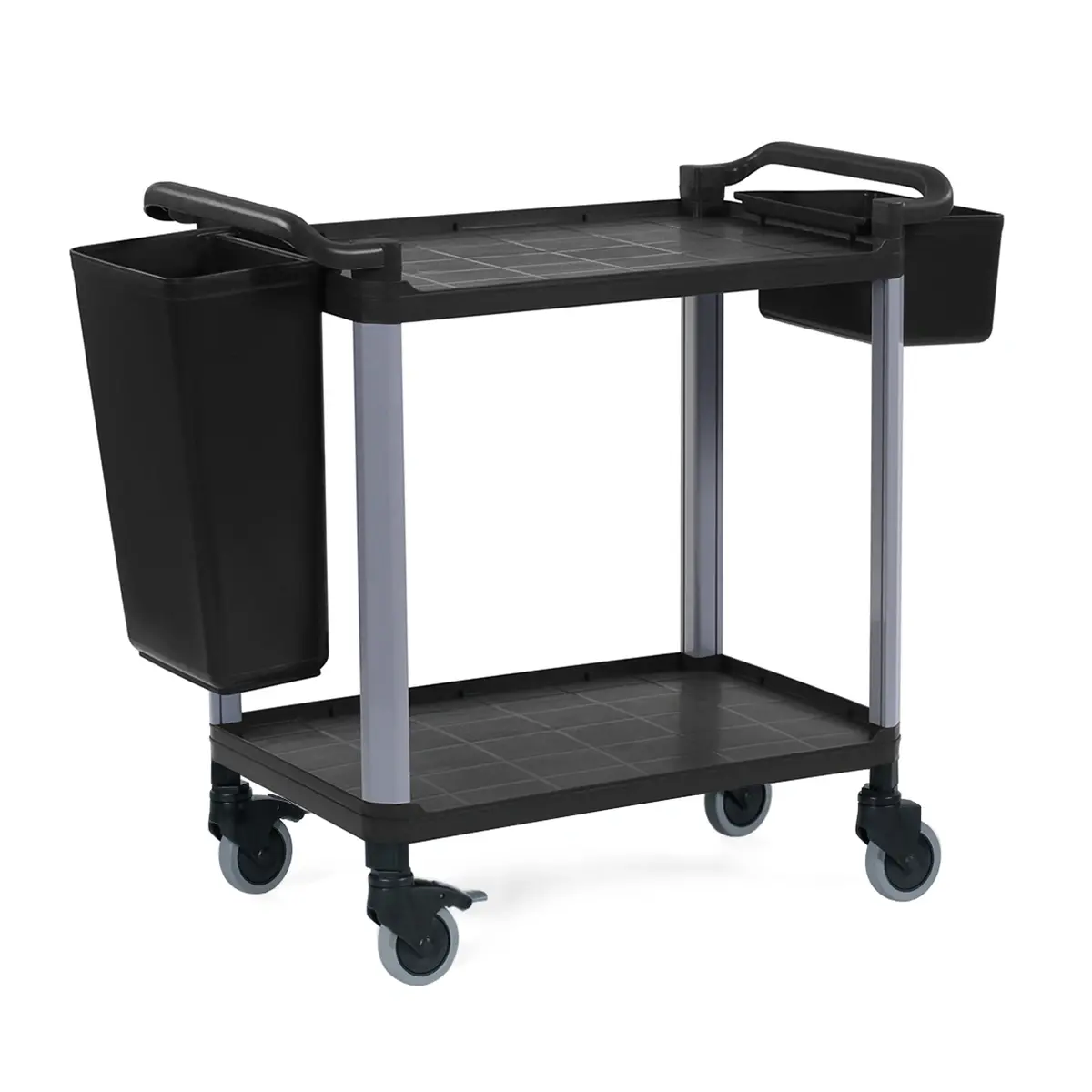 Plastik Servis Arabası 2 Katlı Açık