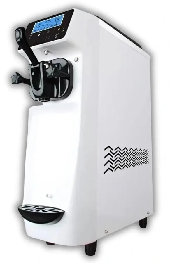 Vosco Dondurma Makinesi Tek Kollu (Soft) Set Üstü (Beyaz)