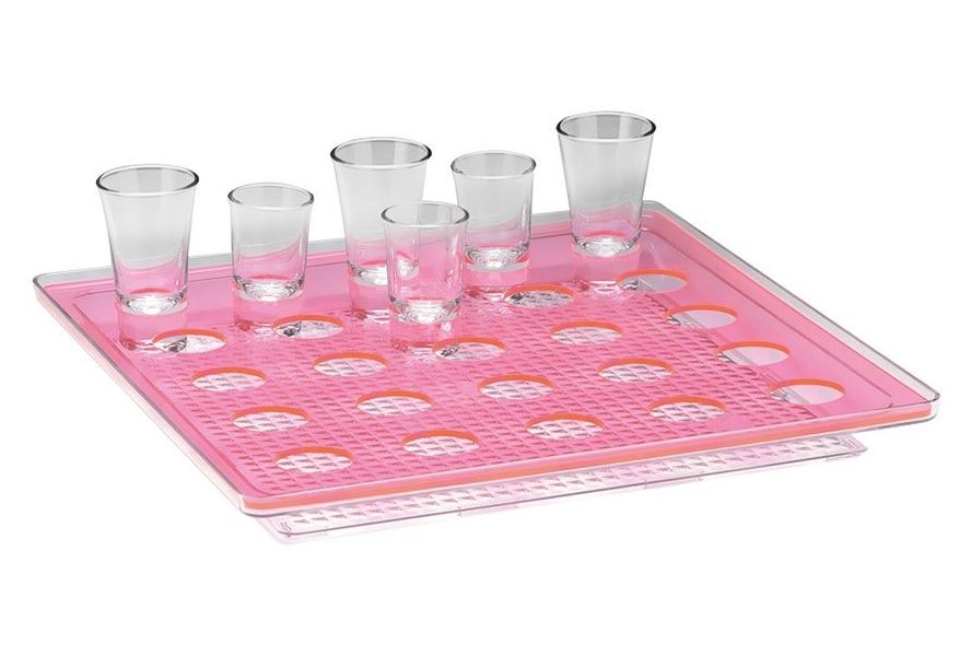 Polycarbonat Tepsili Shot Servisi / 25’li