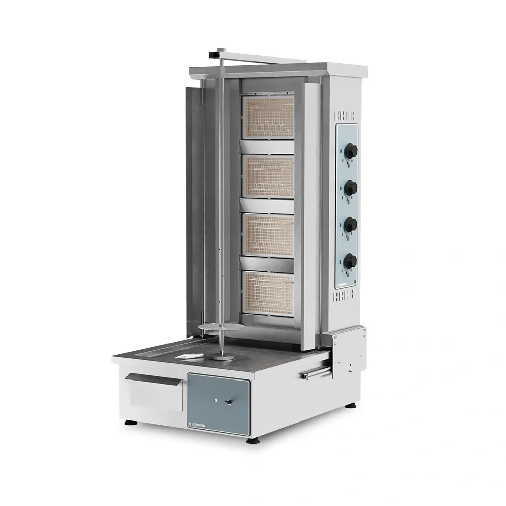 KZ.DGA.04 Döner Ocağı Alttan Motorlu Doğalgazlı