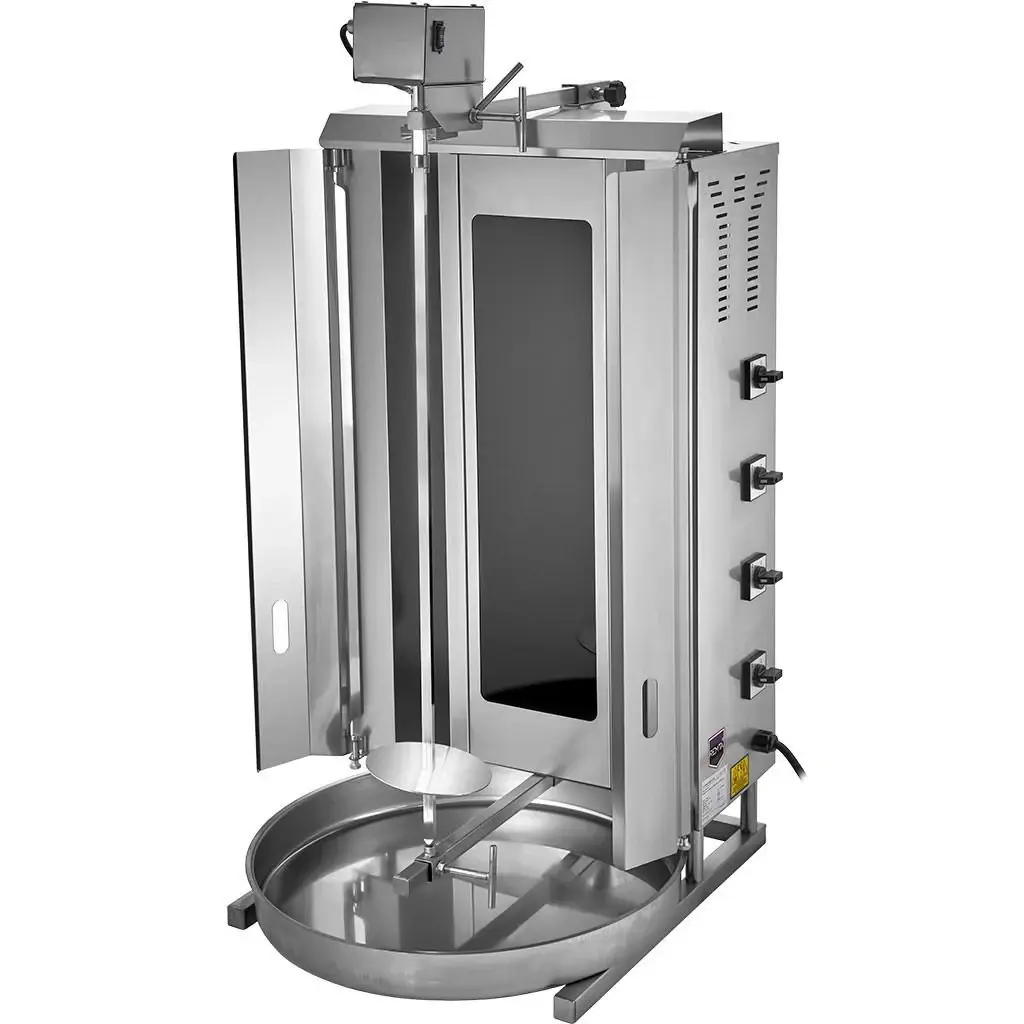 SD17 4 Radyanlı Üstten Motorlu Elektrikli Döner Ocağı