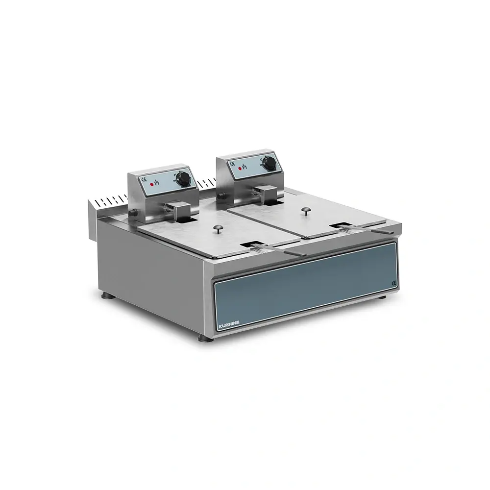 KZ.FES.55 Fritöz Çiftli Elektrikli