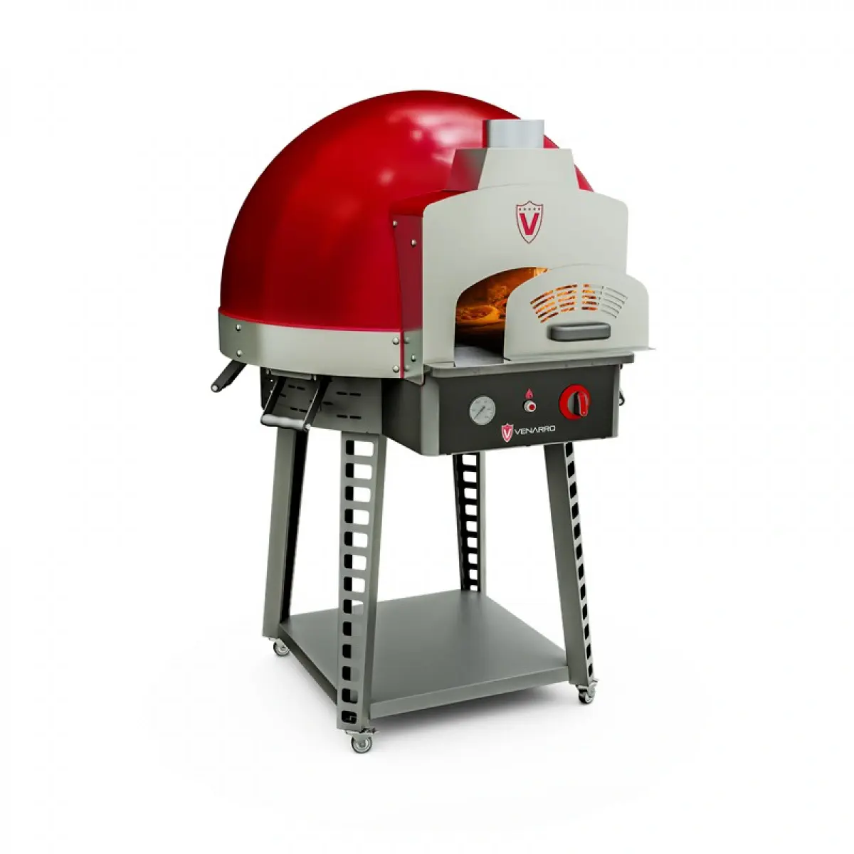 LEONAR Taş Tabanlı Odunlu Pizza Fırın