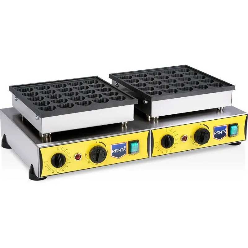 W29 Kalpli Çiftli Bubble Pankek Makinesi Elektrikli