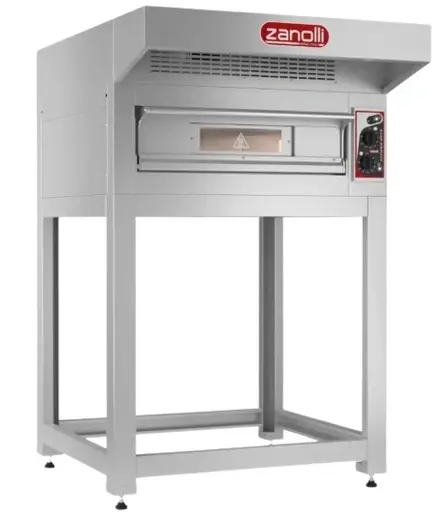 Elektrikli pizza fırını, 1 bölmeli, 6 pizza