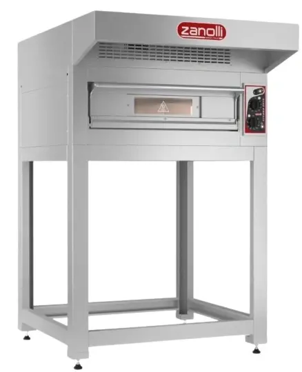 Elektrikli pizza fırını, 1 bölmeli, 9 pizza