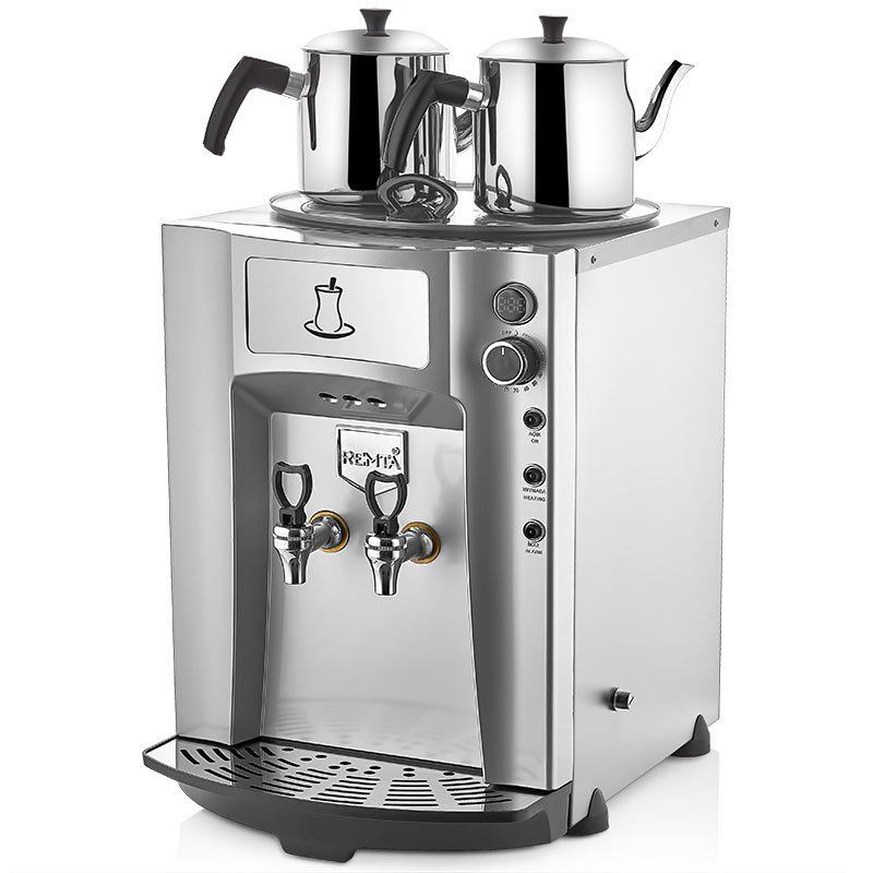 2 Demlikli Premium Jumbo Çay Makinesi 23 lt Şamandıralı