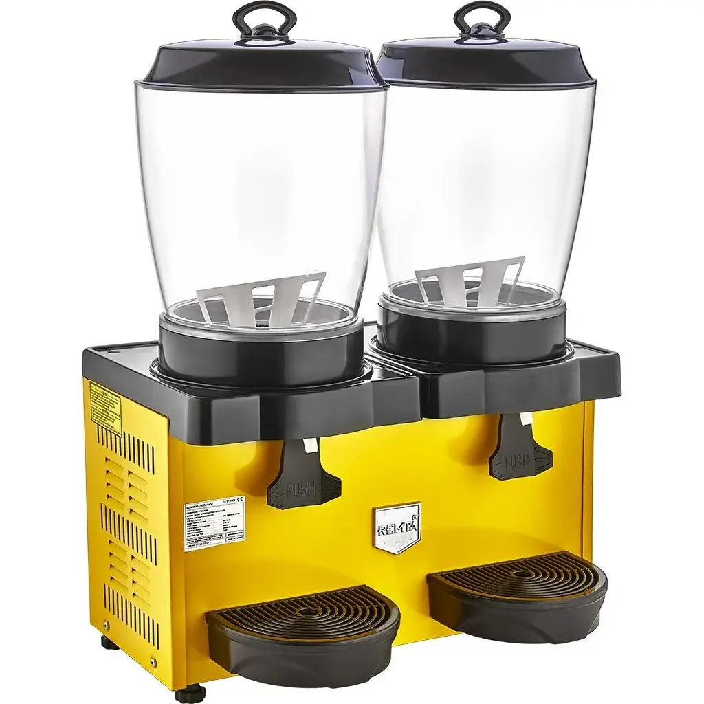 ST35  Royal Mini Çiftli Şerbet ve Ayran Soğutucu 11+11 lt - ST35