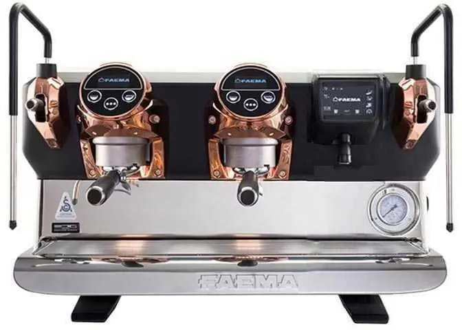 Faema E71 E A/2 5 Button Bakır Otomatik Espresso Kahve Makinesi, 2 Gruplu