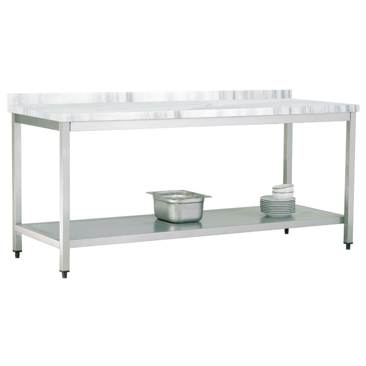 Mermer Tablalı Tezgahlar Alt Tablalı