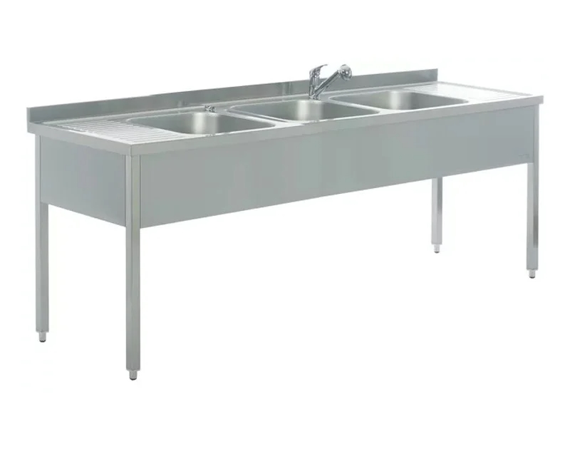 Üçlü Yıkama Evyesi