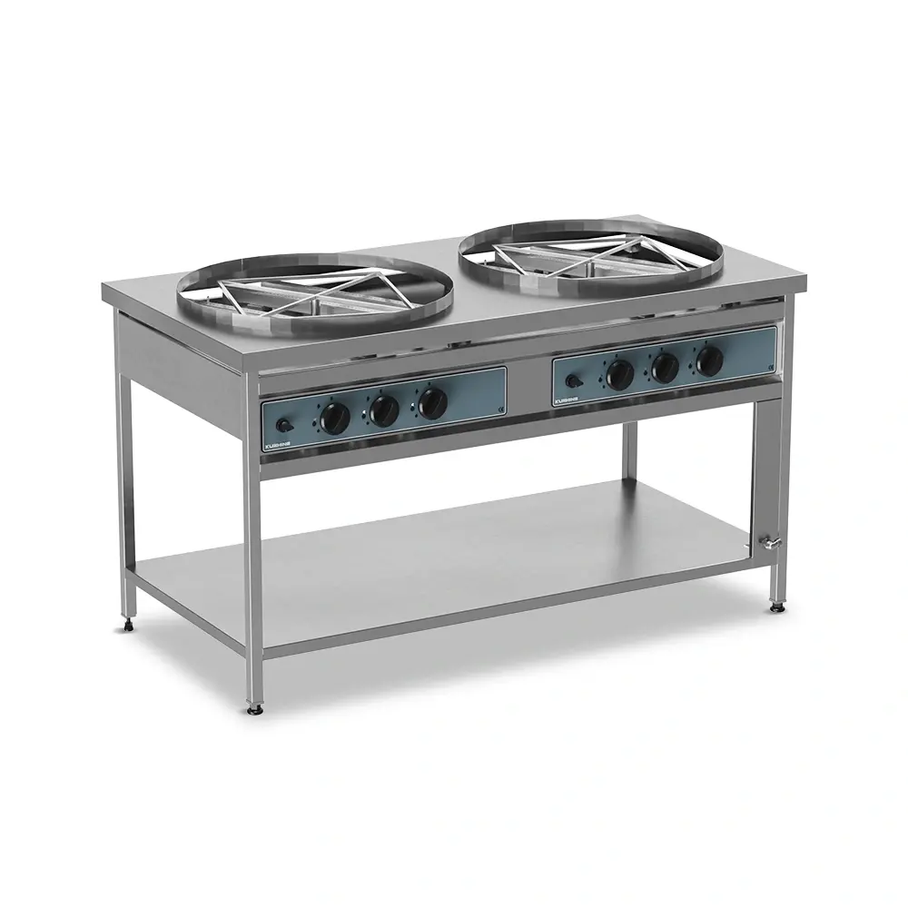 KZ.BPG.02-LPG Börek Pişirme Ocağı İkili Gazlı LPG