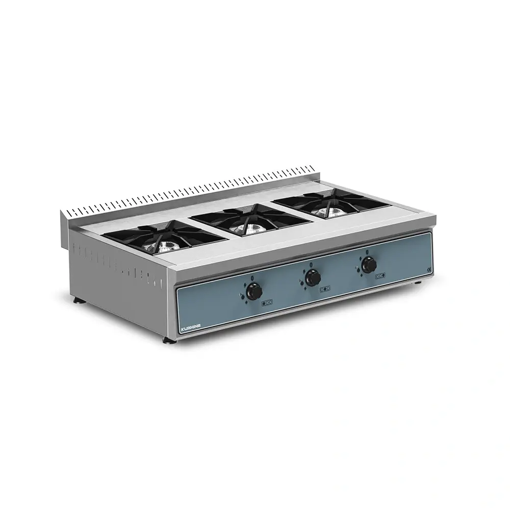 KZ.OGS.03 Set Üstü Ocak 3'lü Doğalgaz