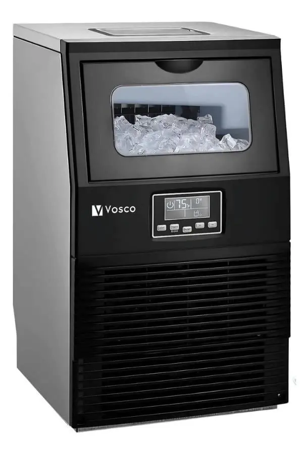 Vosco Buz Makinesi 23 Kg/Gün Küp Buz Siyah
