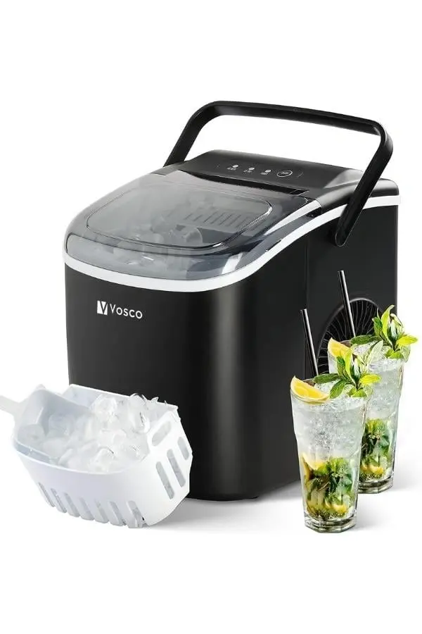 Vosco Eko Set Üstü Buz Makinesi 12 Kg Siyah