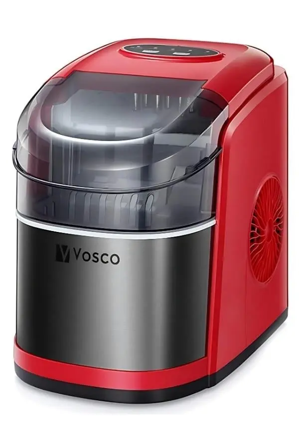Vosco Set Üstü Buz Makinesi 12 Kg Kırmızı Buz Makinesi