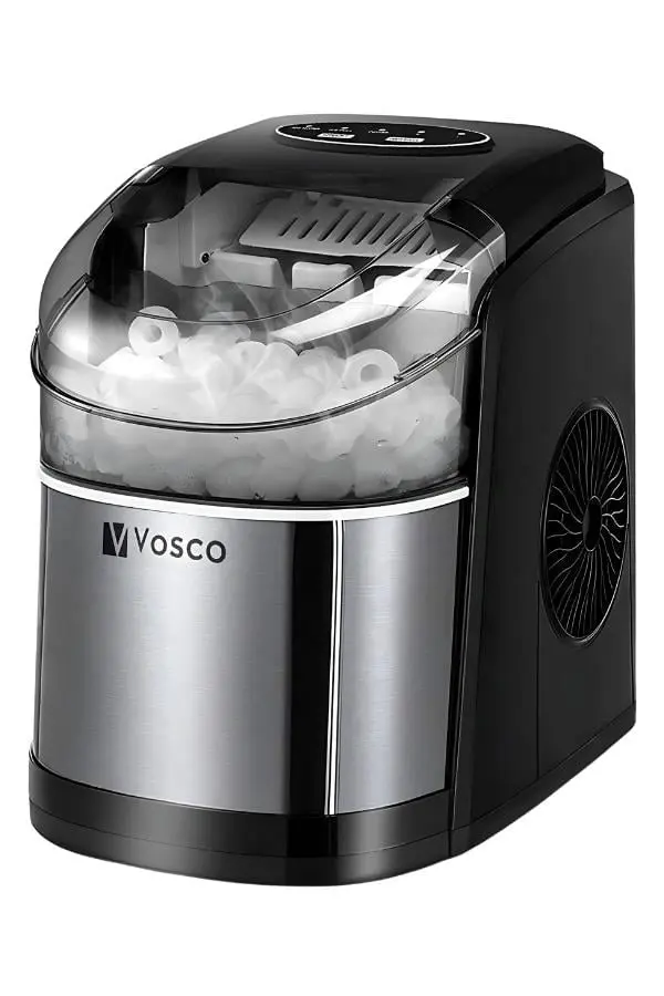 Vosco Set Üstü Buz Makinesi 12 Kg Siyah