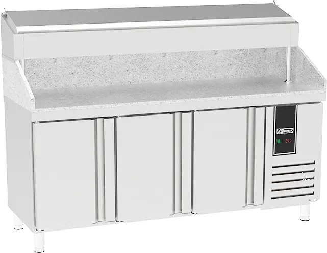 Pizza & Salata Hazırlık Buzdolabı Granit Tablalı (40x60)