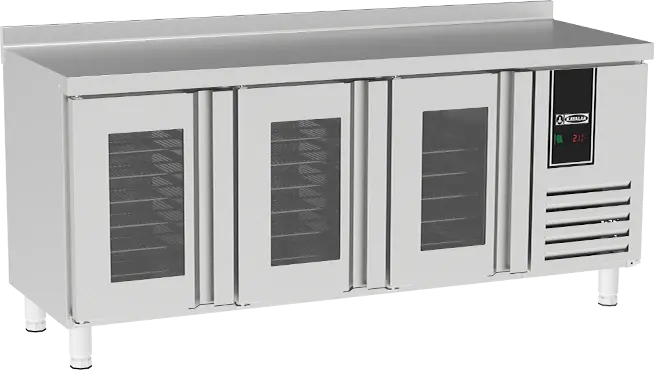 Tezgah Tipi Buzdolap Cam Kapılı