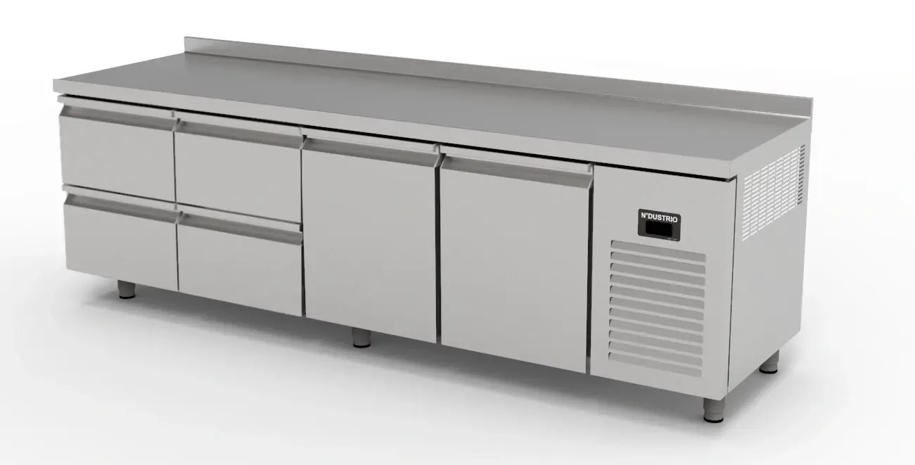 Tezgah Tip Gastronorm 4 Kapılı Derin Dondurucular